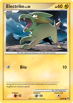 Electrike, Arceus #63, Pokémon TCG card