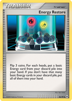 Energy Restore, Arceus #86, Pokémon TCG card