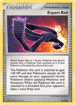 Expert Belt, Arceus #87, Pokémon TCG card