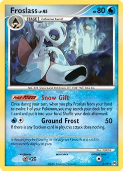 Froslass, Arceus #2, Pokémon TCG card