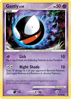 Gastly, Arceus #36, Pokémon TCG card