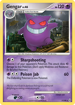 Gengar, Arceus #17, Pokémon TCG card