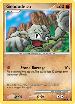 Geodude, Arceus #65, Pokémon TCG card