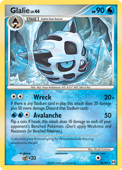 Glalie, Arceus #18, Pokémon TCG card