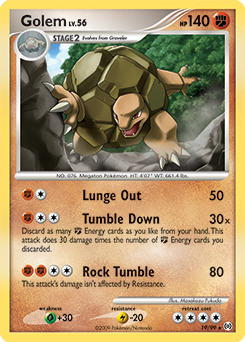 Golem, Arceus #19, Pokémon TCG card