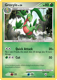Grovyle, Arceus #39, Pokémon TCG card