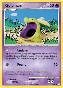 Gulpin, Arceus #40, Pokémon TCG card