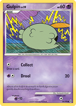 Gulpin, Arceus #66, Pokémon TCG card