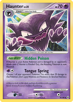 Haunter, Arceus #41, Pokémon TCG card