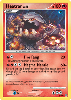Heatran, Arceus #3, Pokémon TCG card