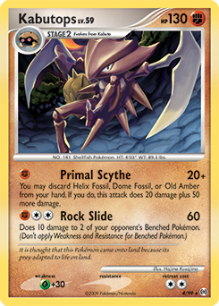 Kabutops, Arceus #4, Pokémon TCG card