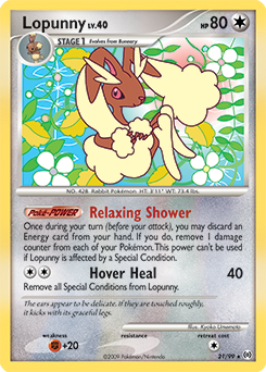 Lopunny, Arceus #21, Pokémon TCG card