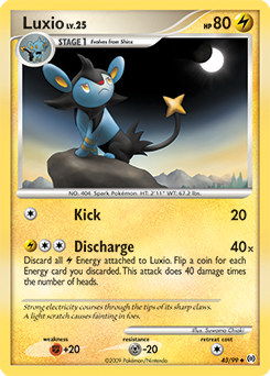 Luxio, Arceus #43, Pokémon TCG card