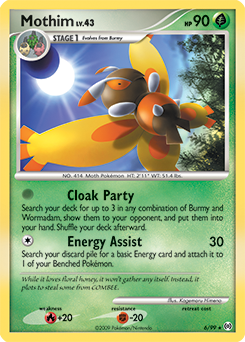 Mothim, Arceus #6, Pokémon TCG card