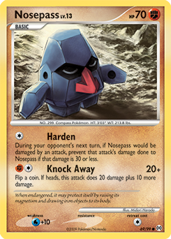 Nosepass, Arceus #69, Pokémon TCG card