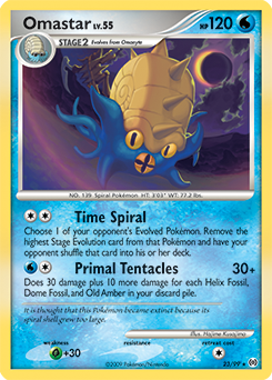 Omastar, Arceus #23, Pokémon TCG card