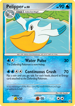 Pelipper, Arceus #24, Pokémon TCG card