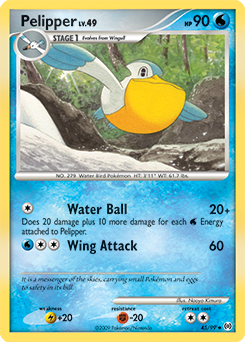 Pelipper, Arceus #45, Pokémon TCG card