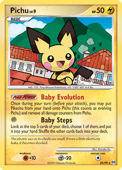 Pichu, Arceus #25, Pokémon TCG card