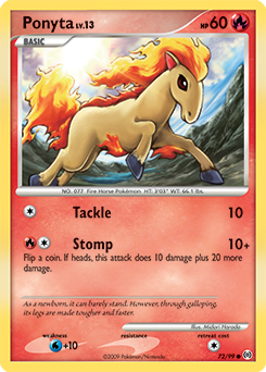 Ponyta, Arceus #72, Pokémon TCG card