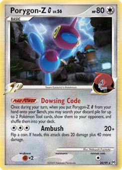 Porygon-Z G, Arceus #26, Pokémon TCG card