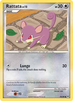 Rattata, Arceus #73, Pokémon TCG card