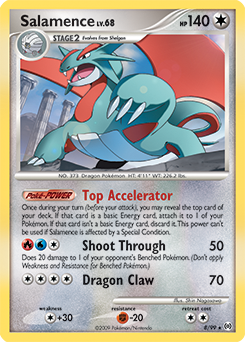 Salamence, Arceus #8, Pokémon TCG card