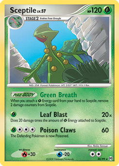 Sceptile, Arceus #30, Pokémon TCG card