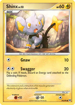 Shinx, Arceus #74, Pokémon TCG card