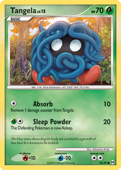 Tangela, Arceus #76, Pokémon TCG card