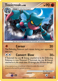 Toxicroak, Arceus #11, Pokémon TCG card
