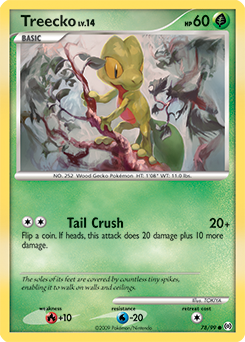 Treecko, Arceus #78, Pokémon TCG card