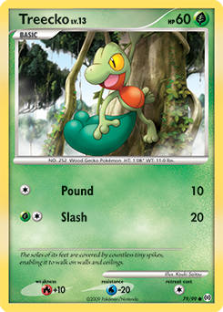 Treecko, Arceus #79, Pokémon TCG card