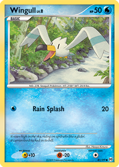 Wingull, Arceus #81, Pokémon TCG card