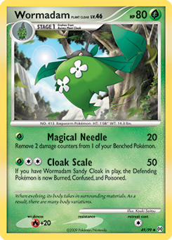 Wormadam Plant Cloak, Arceus #49, Pokémon TCG card