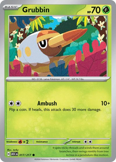 17, ascended-heroes #17, Pokémon TCG card