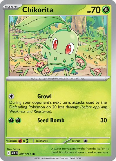 8, ascended-heroes #8, Pokémon TCG card