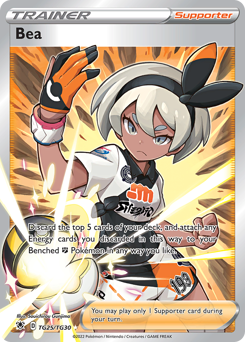 Bea, Astral Radiance Trainer Gallery #TG25, Pokémon TCG card