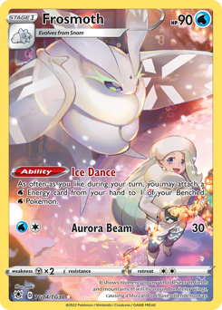 Frosmoth, Astral Radiance Trainer Gallery #TG04, Pokémon TCG card