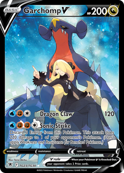 Garchomp V, Astral Radiance Trainer Gallery #TG23, Pokémon TCG card