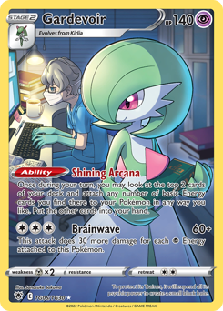 Gardevoir, Astral Radiance Trainer Gallery #TG05, Pokémon TCG card