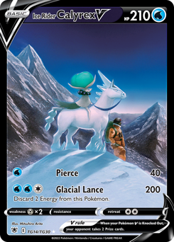 Ice Rider Calyrex V, Astral Radiance Trainer Gallery #TG14, Pokémon TCG card