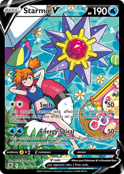 Starmie V, Astral Radiance Trainer Gallery #TG13, Pokémon TCG card