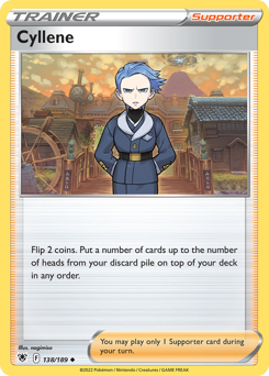 Cyllene, Astral Radiance #138, Pokémon TCG card