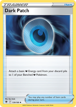 Dark Patch, Astral Radiance #139, Pokémon TCG card