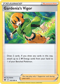 Gardenia's Vigor, Astral Radiance #143, Pokémon TCG card