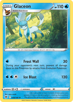 Glaceon, Astral Radiance #38, Pokémon TCG card