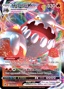 Heatran VMAX, Astral Radiance #26, Pokémon TCG card