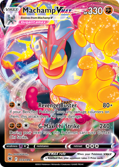 Machamp VMAX, Astral Radiance #73, Pokémon TCG card