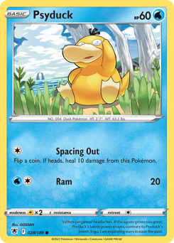 Psyduck, Astral Radiance #28, Pokémon TCG card